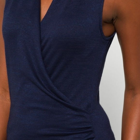 Benni Wrap Front Ruched Knit Top - Picture 10 of 11